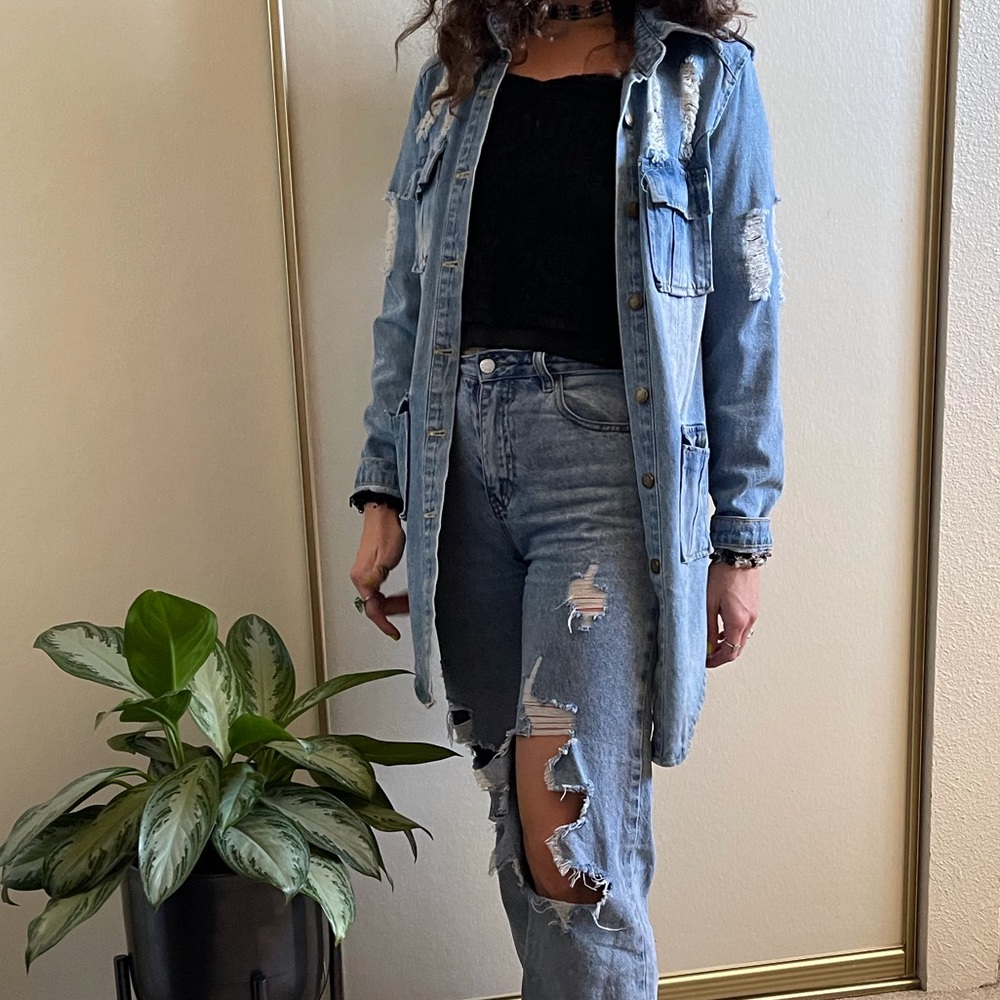 Long Denim Jacket